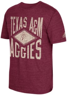 Adidas Texas A&amp;M Aggies Maroon Diamond Mine Short Sleeve Fashion T Shirt