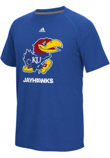 Adidas Kansas Jayhawks Blue Loyal Fan Short Sleeve T Shirt