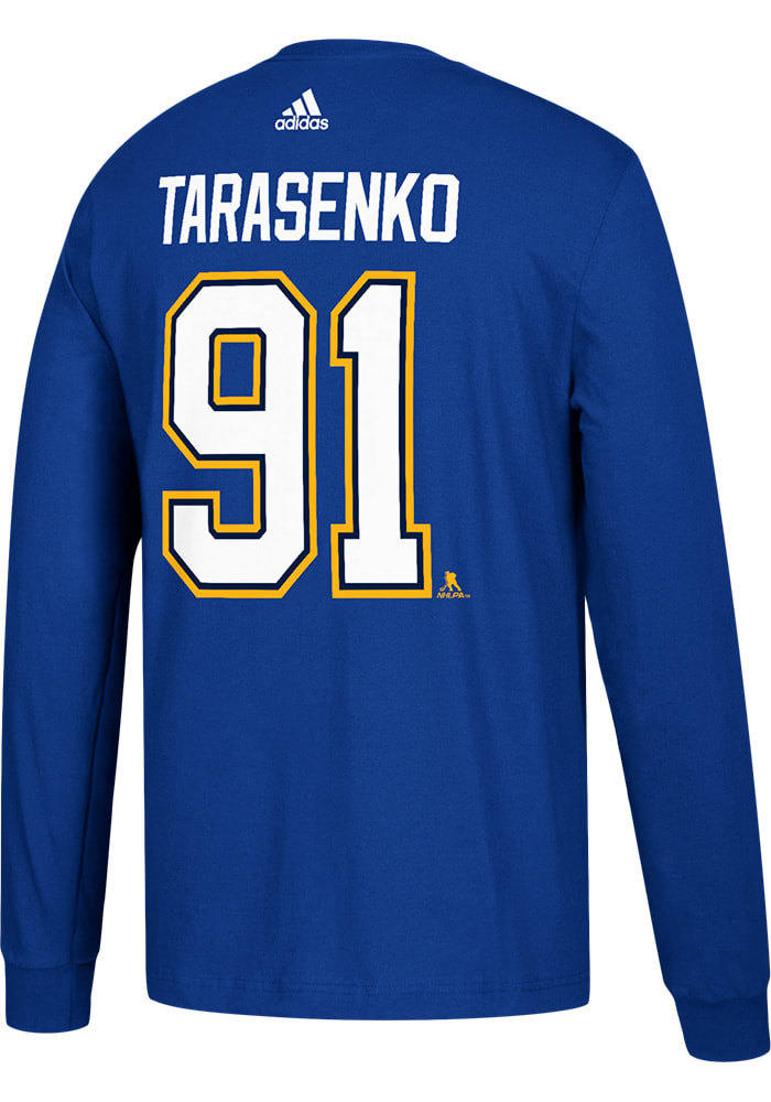Vladimir Tarasenko St Louis Blues Blue Play Long Sleeve Player T Shirt