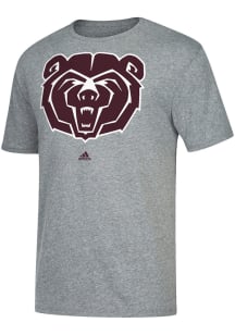 Adidas Missouri State Bears Grey Triblend Short Sleeve Fashion T Shirt