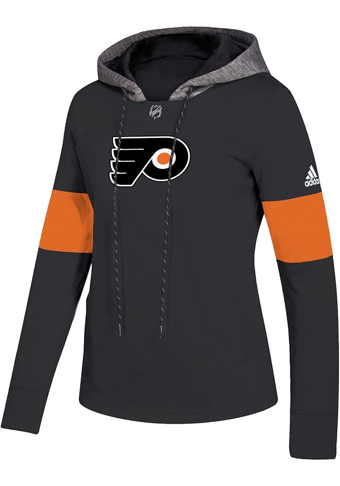 Adidas Philadelphia Flyers Womens Crewdie Hoodie BLACK
