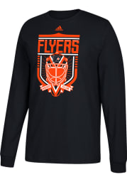 Adidas Philadelphia Flyers Black Go-To III Long Sleeve T Shirt