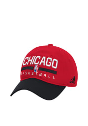 Adidas Chicago Bulls 2016 Practice Slouch Adjustable Hat - Red