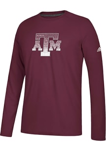 Adidas Texas A&amp;M Aggies Maroon Pride Long Sleeve T-Shirt