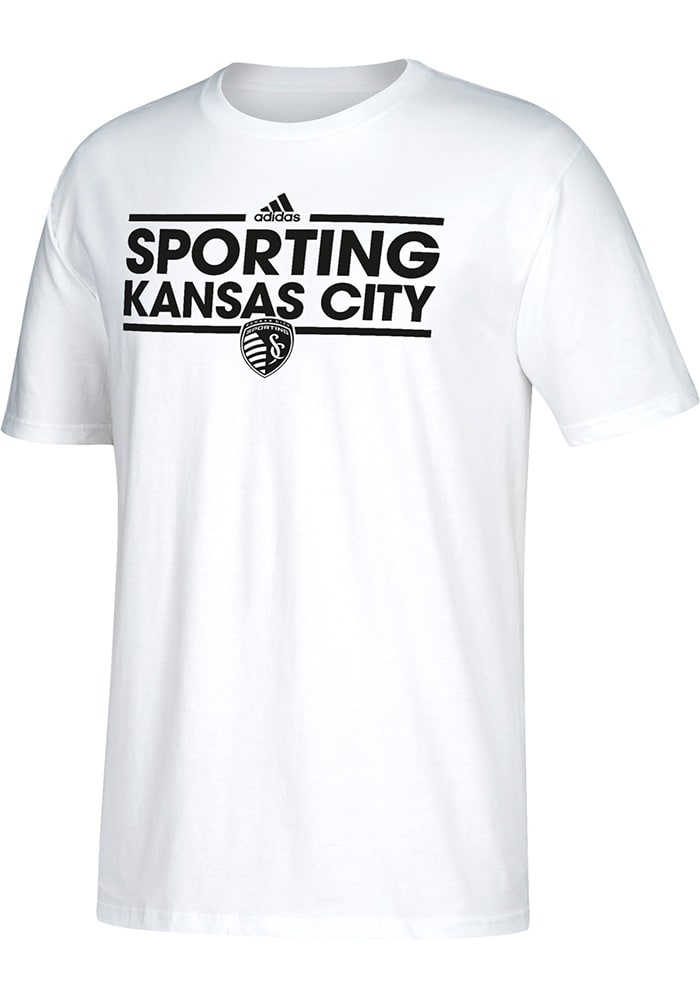 Adidas Sporting Kansas City White Dassler 1 Short Sleeve T Shirt
