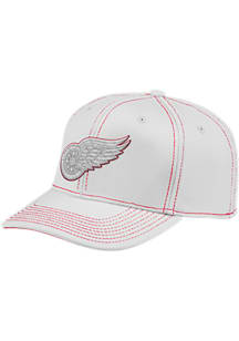Adidas Detroit Red Wings Mens Grey Pop Tonal Flex Hat