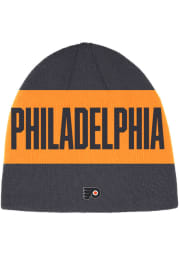 Adidas Philadelphia Flyers Black Sport Beanie Mens Knit Hat