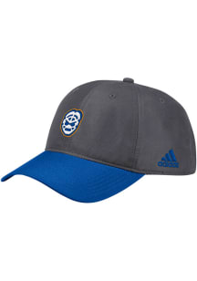 Adidas St Louis Blues Goalie Front Adjustable Hat - Grey