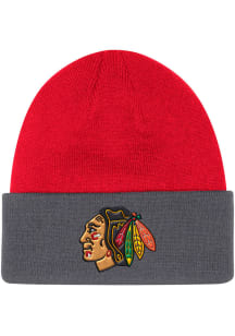 Adidas Chicago Blackhawks Red Sport Cuff Mens Knit Hat