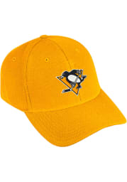 Adidas Pittsburgh Penguins Mens Gold Primary Structured Flex Hat