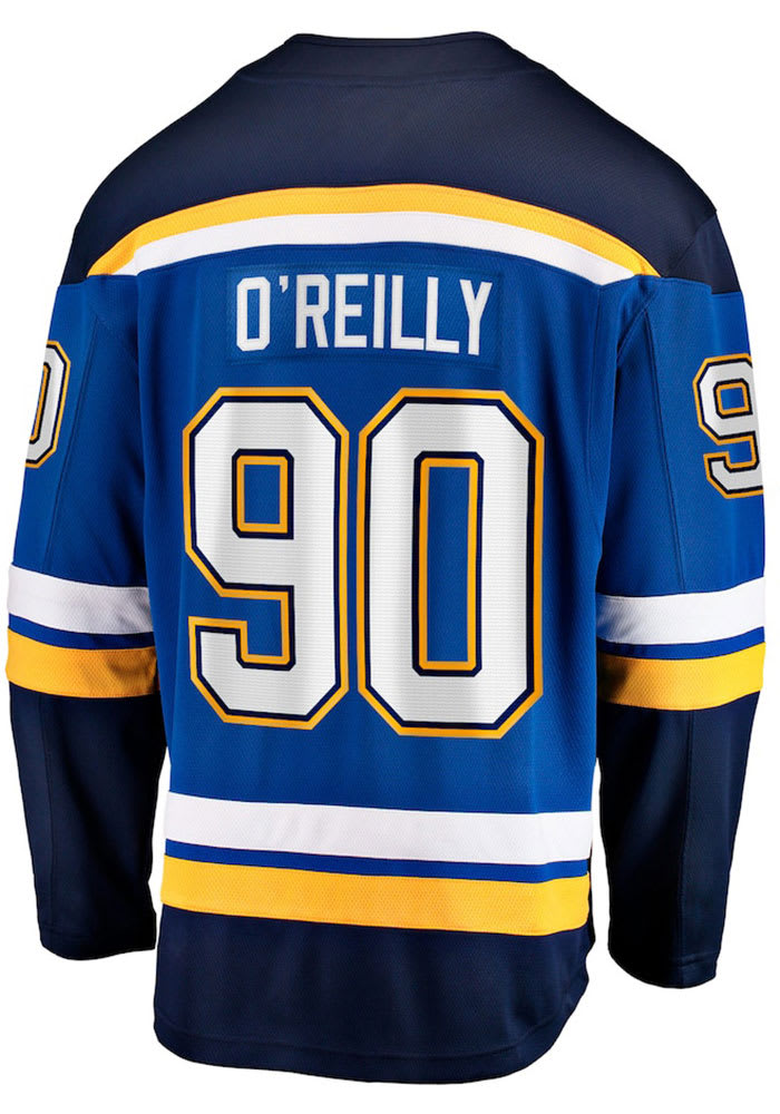 Adidas Ryan O'Reilly St Louis Blues Mens Blue 2019 Home Authentic Hockey Jersey