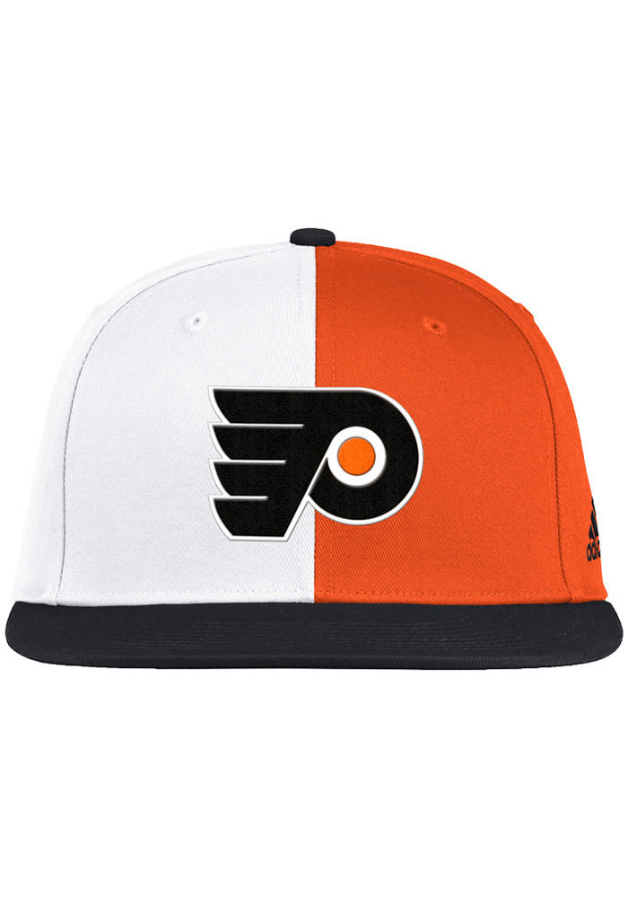 Adidas Philadelphia Flyers Orange Reverse Retro Flat Brim Mens Snapback Hat