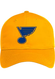 Adidas St Louis Blues Coach Slouch Adjustable Hat - Yellow