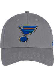 Adidas St Louis Blues Wool Structured Adjustable Hat - Grey