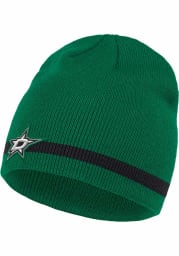 Adidas Dallas Stars Green Coach Beanie Mens Knit Hat