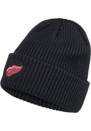 Adidas Detroit Red Wings Black W Cuffed Beanie Womens Knit Hat