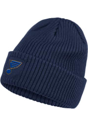 Adidas St Louis Blues Navy Blue W Cuffed Beanie Womens Knit Hat