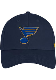 Adidas St Louis Blues Wool Structured Adjustable Hat - Navy Blue
