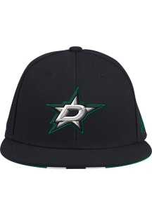 Adidas Dallas Stars Mens Black Baseball Fitted Hat