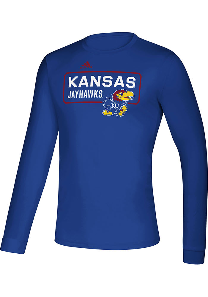 Adidas Kansas Jayhawks Blue In The Freame Creator Long Sleeve T-Shirt
