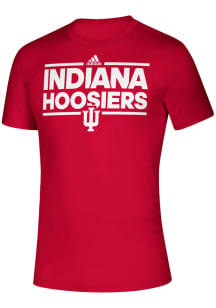 Adidas Indiana Hoosiers Red Dassler Creator Short Sleeve T Shirt