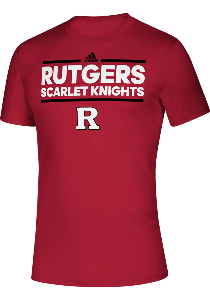 Adidas Rutgers Scarlet Knights Red Dassler Creator Short Sleeve T Shirt