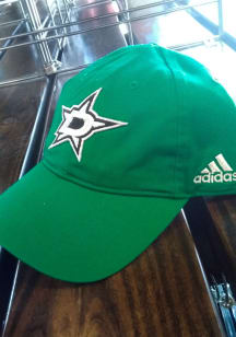 Adidas Dallas Stars Slouch Adjustable Hat - Green