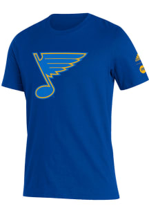 Adidas St Louis Blues Blue Winter Classic 2021 Short Sleeve T Shirt