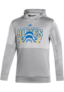 Adidas St Louis Blues Mens Grey Winter Classic 2021 Hood