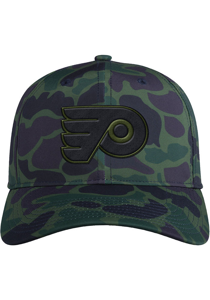 Adidas Philadelphia Flyers Salute to Service Slouch Adjustable Hat - Green
