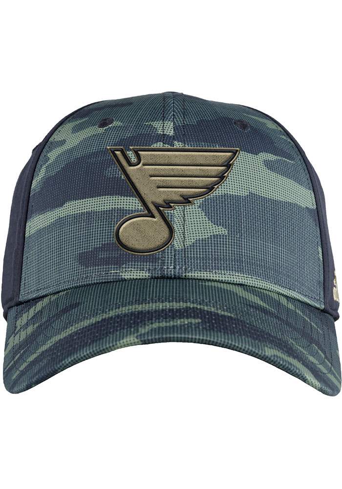 Adidas St Louis Blues Local Coach Flexfit Hat Cap M / L