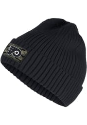 Adidas Philadelphia Flyers Black Salute to Service Cuff Mens Knit Hat