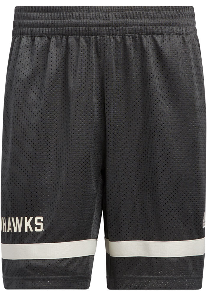 Adidas Kansas Jayhawks Mens Charcoal Reverse Retro Shorts