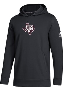 Adidas Texas A&amp;M Aggies Youth Black Primary Logo Long Sleeve Hoodie