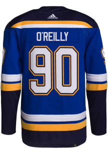 Adidas Ryan O'Reilly St Louis Blues Mens Blue Authentic Hockey Jersey