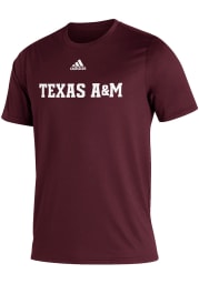Adidas Texas A&M Aggies Maroon Creator Short Sleeve T Shirt