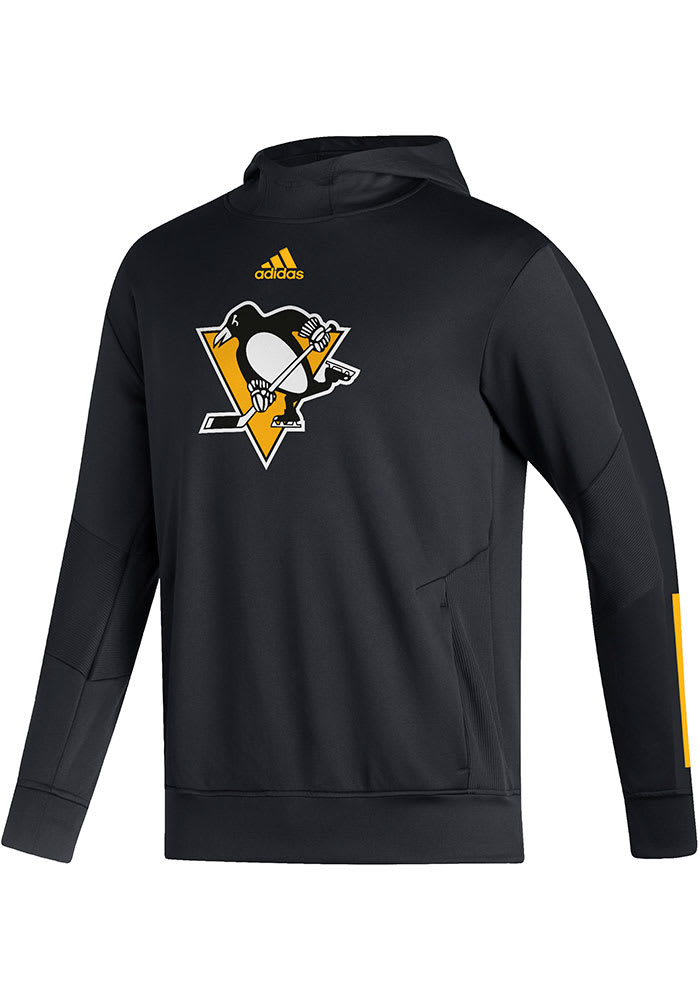 Men's Pittsburgh Penguins adidas Black Game Mode Full-Zip Hoodie