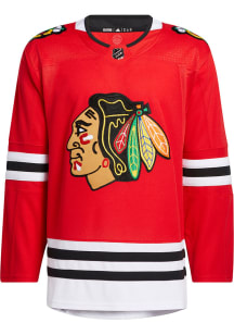 Adidas  Chicago Blackhawks Mens Red Home Authentic Hockey Jersey