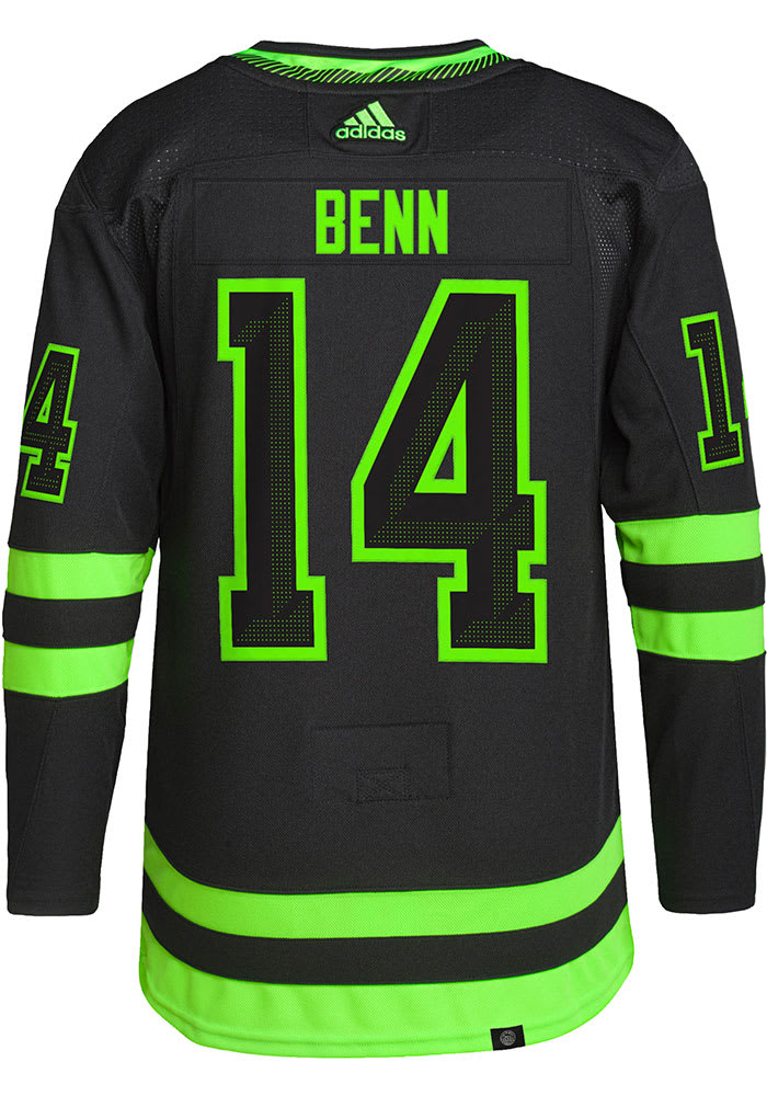 Dallas Stars No14 Jamie Benn Green Home USA Flag Womens 2020 Stanley Cup Final Stitched Jersey