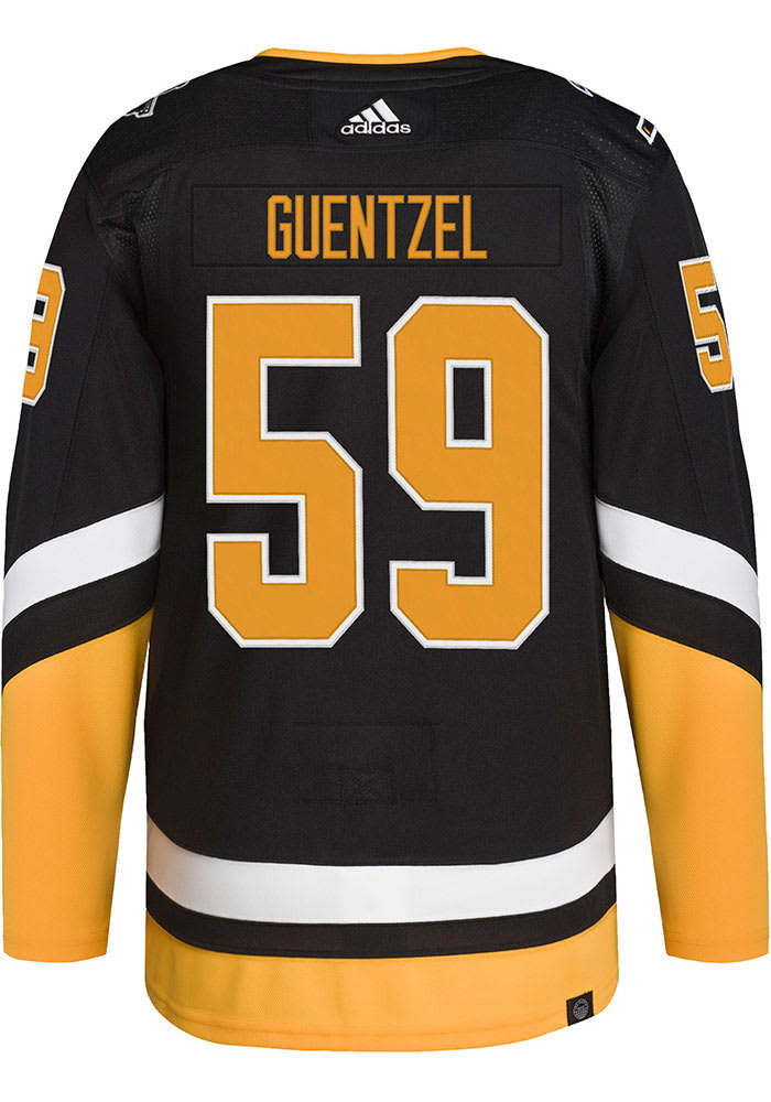 Adidas Jake Guentzel Pittsburgh Penguins Mens Black Alt Authentic Hockey Jersey