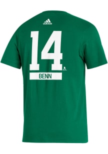 Jamie Benn Dallas Stars Kelly Green Name And Number Short Sleeve Player T Shirt