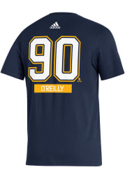 Ryan O'Reilly St Louis Blues Navy Blue Name And Number Short Sleeve Player T Shirt