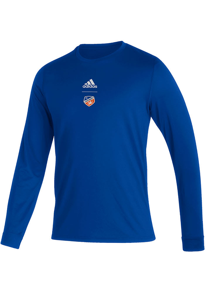 Adidas FC Cincinnati Blue Creator Long Sleeve T-Shirt