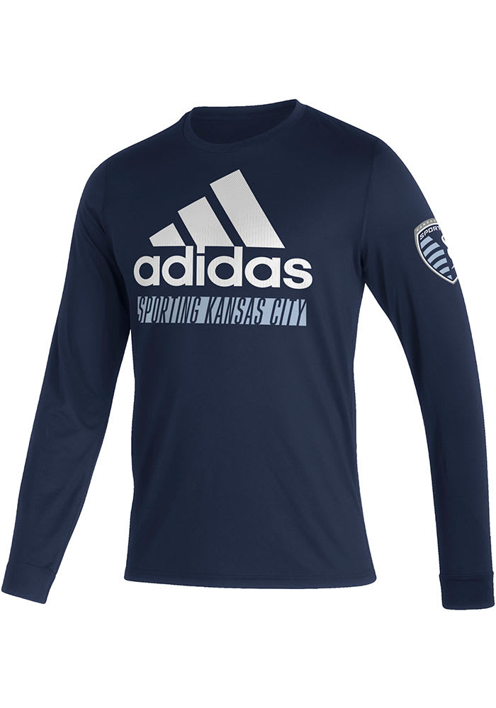 Adidas Sporting Kansas City Navy Blue Creator Long Sleeve T-Shirt