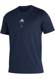 Adidas Chicago Fire Navy Blue Creator Short Sleeve T Shirt