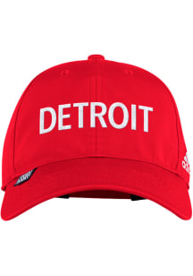 Adidas Detroit Red Wings 2022 Reverse Retro Slouch Adjustable Hat - Red