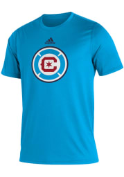 Adidas Chicago Fire Light Blue For all Chicago Short Sleeve T Shirt