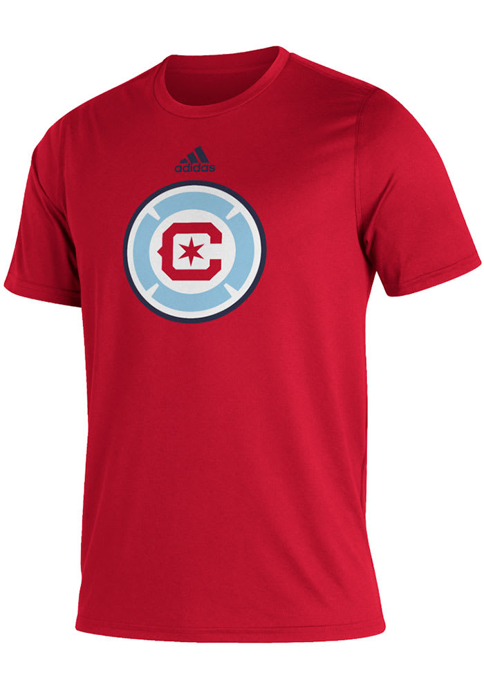 Adidas Chicago Fire Red For all Chicago Short Sleeve T Shirt
