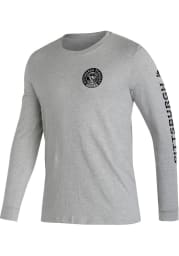 Adidas Pittsburgh Penguins Grey LC Circle Long Sleeve T Shirt
