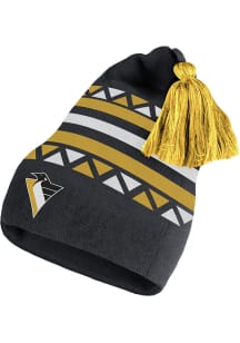 Adidas Pittsburgh Penguins Black 2022 Reverse Retro Beanie Mens Knit Hat